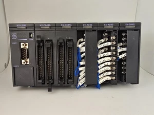 Keyence KV SPS System - KV-L20R CPU + KV-C64XA, KV-C64TA, KV-AD40 x2, KV-DA40 - Bild 1 von 7
