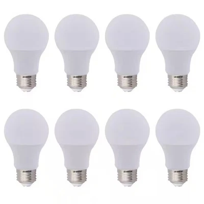 Pack of 8 EcoSmart A19 Soft White LED Light Bulb 8.5W 840 Lumens Non Dimmable - Image 1 of 4