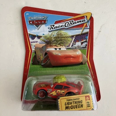 Disney Pixar Cars Race O Rama Tumbleweed Lightning McQueen #88 - Image 1 of 4