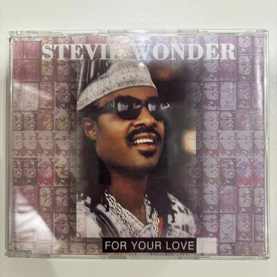 STEVIE WONDER : For Your Love 4 Tack UK CD Single 1995 - VGC - Image 1 of 3