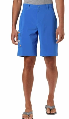 Columbia PFG Terminal Tackle II Shorts Mens 36x10 OmniShield Blue Fishing FM1038 - Image 1 of 4