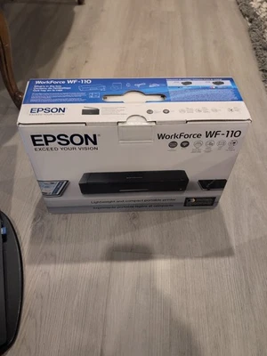 Portable Epson WorkForce WF-110 Wireless Color Inkjet Printer, Print (9472520) - Image 1 of 2