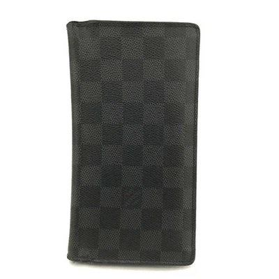 EGA Louis Vuitton Damier Graphite Porte feiulle Brazza Long Wallet Black/9BL0757 - Image 1 of 4