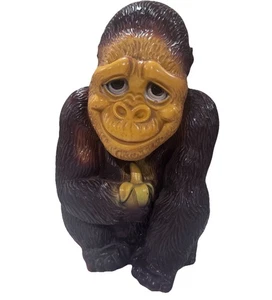 Vintage 1971 Happy 13" Gorilla Banana Sparschwein New York Vinyl Produkte USA - Bild 1 von 9