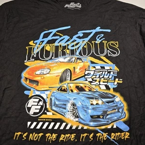 Camisa Fast And Furious Para Hombre Negra XXL Manga Corta Película Camiseta Adultos Informal - Imagen 1 de 5