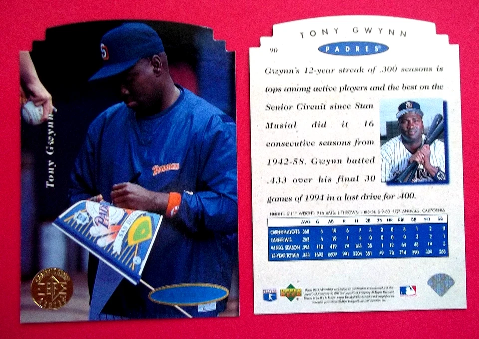 1995 SP Championship Series Die-Cut Tony Gwynn #90 HOF - FREE shipping - Image 1 of 1