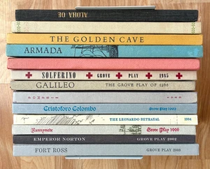 Lot of 13 GROVE PLAYS Bohemian Club 1958-2003 HC Books Secret Society Encampment - Picture 1 of 2