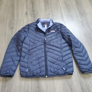 Vineyard Vines Jacket Girls Large Performance Down Puffer Quilted Warm Nylon - Picture 1 of 5