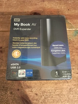 WD My Book AV DVR Expander 1 TB External Hard Drive - Western Digital - Sealed - Image 1 of 4