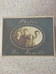 1 Metalldose mit Familienbild für Fotos , Vintage - Bild 1 von 3