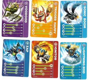 Skylanders Spyro's Adventure Character Cards x12 - Pirate Seas Adventure Pack - Picture 1 of 3