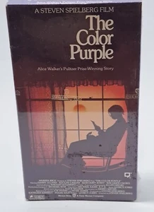 Vintage The Color Purple Sealed VHS With Warner Home Video Water Marks - Picture 1 of 2