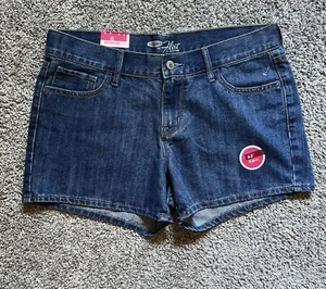 Old Navy 3.5” Flirt Short Medium Blue Size 6 Regular 9” Rise Jorts - Picture 1 of 8