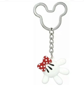 Disney: Minnie Mouse Hand Icon Ball Key Ring - Picture 1 of 3
