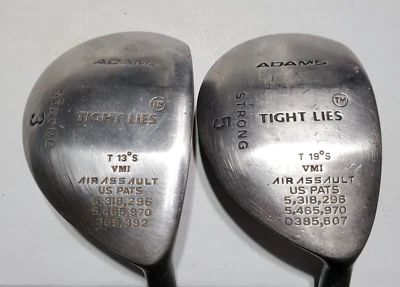 Adams Tight Lies Strong 3 Wood 5 Wood Set RH w/ Graphite Shafts 13* & 19* Loft - Image 1 of 4