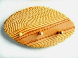 Chiave da parete in legno calcio / appendiabiti vario (senza finitura) - Foto 1 di 3