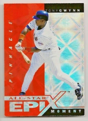 1998 Pinnacle EPIX Moment Orange, Tony Gwynn, San Diego Padres (E9) NrMnt-Mnt - Image 1 of 2