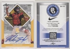 2016 Leaf Perfect Game National Showcase Yellow /25 Kale Ledford #BA-072 Auto