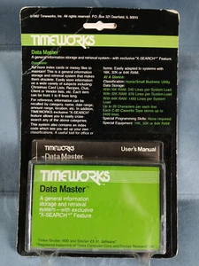 Timeworks TimeX-Sinclair 1000 & ZX-81 Computer Data Master Cassette Tape 16K RAM - Bild 1 von 8