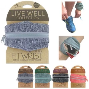 Wrist Wallet Arm Pouch: Fits for Running Money ID Card Zipper Travel Gym a - Picture 1 of 1