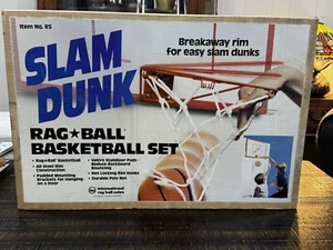 Vintage Slam Dunk Rag Ball Basketball Set Factory sealed NEU - Bild 1 von 3