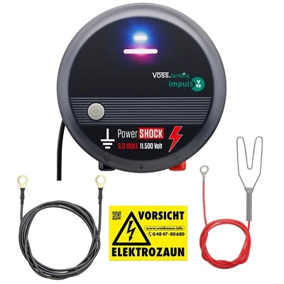 Power Weidezaungerät 230V Impuls V90 Elektrozaungerät Pferdezaun Paddock