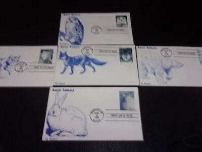 KAPPY FDC 1999 ARTIC ANIMALS SET OF 5 CL CACHETS UA  HV14 - Image 1 of 4