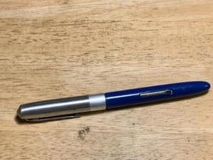 Vintage Wearever Blue Pioneer Lever Fill Fountain Pen 5 3/8" - Picture 1 of 4