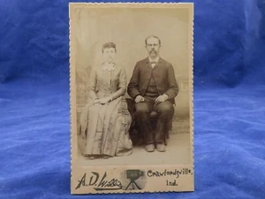 A.D. Willis Cabinet Photo Grumpy Couple DONT TOUCH ME! Crawfordsville IN - Picture 1 of 2