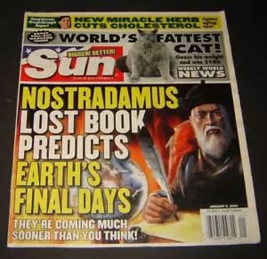 SUN Magazine January 5, 2009 Nostradamus Predictions -Earth's Final Days - Bild 1 von 4