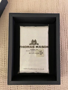 Thomas Mason Icons Fabric — Kennedy Oxford Cloth, Striped — 2m - Picture 1 of 5