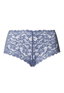 BRAND NEW TAGS Hanro  Luxury Moments Lace Boyleg Blue MOON Panties  Size XS - Picture 1 of 1