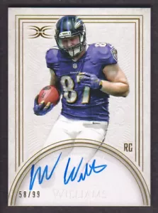 2015 Definitive Collection Football Rookie Auto #DRA-MW Maxx Williams 58/50 - Picture 1 of 2