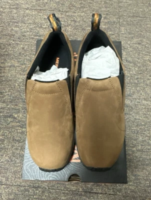 PICK SIZE - Merrell J63839W Men's BROWN Jungle Moc Nubuck Leather Slip-On Shoes - Image 1 of 4