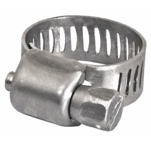 Apache Hose Micro Worm Gear Stainless Clamp 5/16" to 7/8" Box of 10 - 48017001 - Picture 1 of 3
