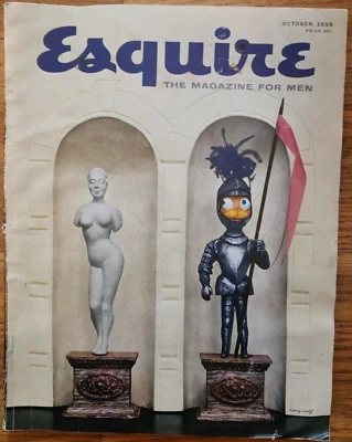 ESQUIRE October 1955 JACKIE GLEASON VIRGINIA MAYO SOPHIA LOREN Aldous Huxley Foto 1 de 2