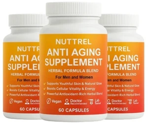 Anti Aging and Cell Regeneration Supplement for Women & Men | 3 Bottles ( NEW ) - Picture 1 of 11