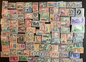 QUEEN ELIZABETH II KING GEORGE BRITISH ISLAND AFRICA COLONIES TOPICAL LOT (115) - Bild 1 von 4