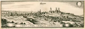 Querfurt Original Kupferstich Merian 1650 - Bild 1 von 1