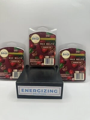 Febreze Wax Melts Cranberry Tart, 3 Packs with x 6 Melts Per Pack, New - Image 1 of 2
