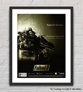 Póster publicitario de promoción brillante de Fallout 3 PS3 XBOX 360 PC G4964 sin marco - Imagen 1 de 6