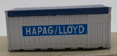 Old Micro Roco Ho 1/87 Container Hapag / Lloyd 70 MM per Camion Treno No. Box - Immagine 1 di 4