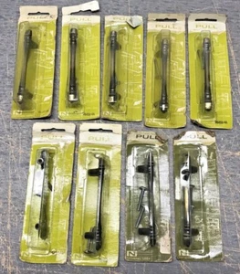 Lote de 9 tirones de gabinete de cajón de hardware vintage de National Lock Company con tornillos - Imagen 1 de 8