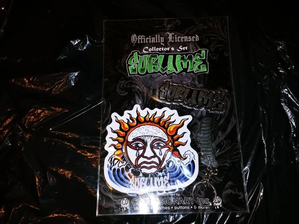SUBLIME Sad Crying Sun Band Logo RaRe 4 Piece Collector's Set Still New Sealed - Image 1 of 1