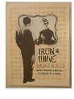 Iron and Wine and Calexico Silkscreen Printed Poster