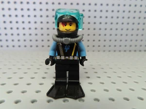 Lego Figur Aquaraiders Taucher Diver 9 mit Flossen aqu026 7776 - Bild 1 von 1