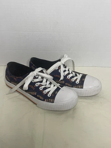 Houston Astros Canvas Women's Shoes Sz 8 GUC Cover