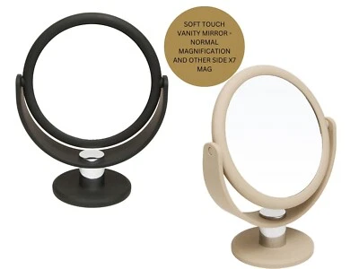 AICE WHEELER Alice Wheeler Boxed Soft Touch Vanity Mirror 1x / 7x magnification