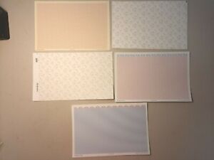 10 sheets 1/24 scale Miniature Dollhouse Wallpaper - 5 patterns - 2 sheets each