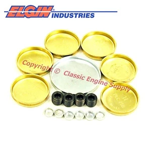 New EP110BR Elgin Brass Freeze Plug Set Ford bb 330 352 360 361 390 391 427 428 - Picture 1 of 1